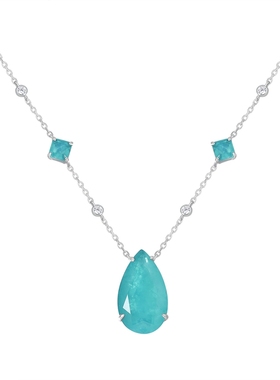 高级感进口仿真925女水滴项链