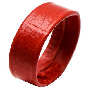 转角表带配件真皮皮圈 真皮牛皮活动圈红色白色女款彩色手表皮圈