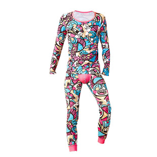 男士保暖内衣套装薄款棉质秋衣秋裤青年运动圆领个性感打底衫秋冬