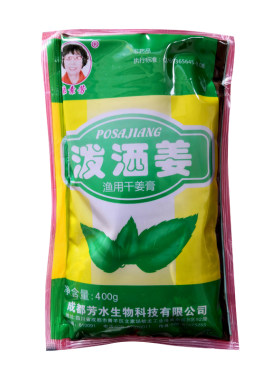 芳水泼洒姜虾药抗应激诱食