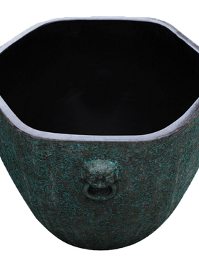 景德镇陶瓷睡莲老式庭院荷花缸