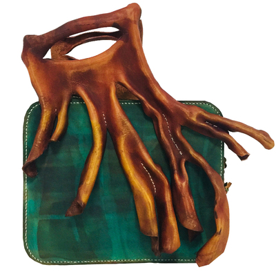 【Angkor wat】中国原创包包Chinese Designer 腔调手提包 植鞣包