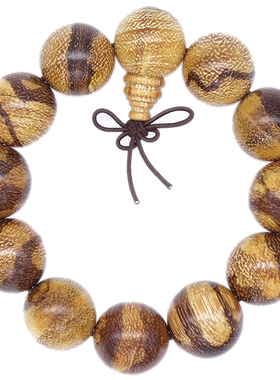 越南黄花木佛珠黑檀男女款沉香