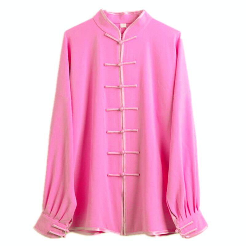 新款2026春秋太极服真丝棉女夏季棉加丝男武术服太极拳练功服套装
