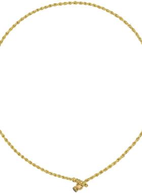 超细编制日韩风黄金挂坠玉佩手绳