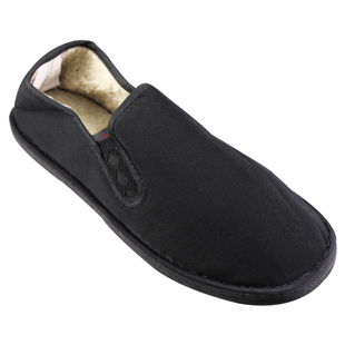 2025加绒老北京布鞋男款棉鞋黑色黑底休闲舒适套牛筋底底手工保暖