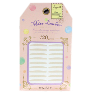 拨拨小姐miss bowbow3M肤色单面蕾丝网状局部调整型双眼皮贴隐形