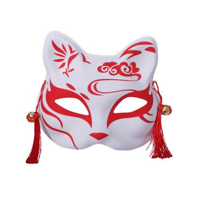 狐狸半脸面具古风日式萤火之森二次元动漫抖音离人愁万圣节道具