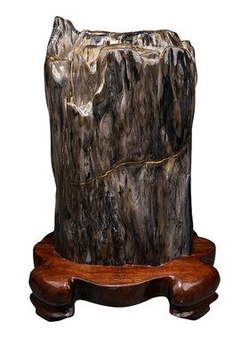 天然奇石玉摆件客厅酒店玄关中式