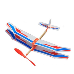 天驰双翼橡筋动力飞机模型航模橡皮筋拼装滑翔机学校比赛专用