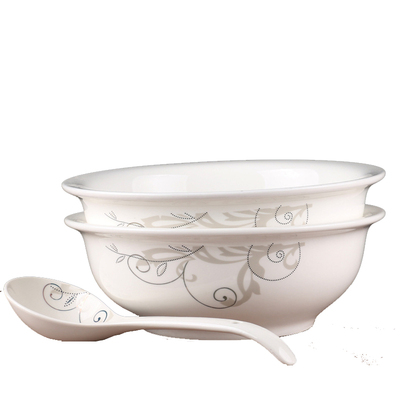 菜碗9英寸汤古加厚大米陶瓷碗