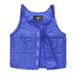 2025厂家圣鹅正品冬季蕾丝花边保暖小吊带背心马甲羽绒服女款特惠