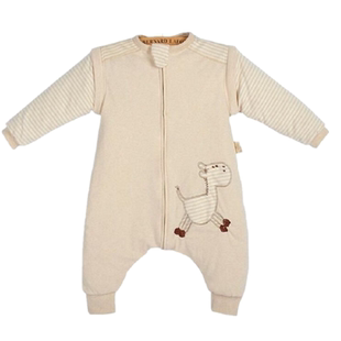 秋冬款彩棉婴儿睡袋 春秋季宝宝分腿睡袋纯棉儿童防踢被加厚