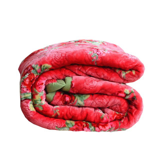 韩国床盖棉两面用法兰绒床盖单件外贸加厚双面床盖一面绒一面棉冬