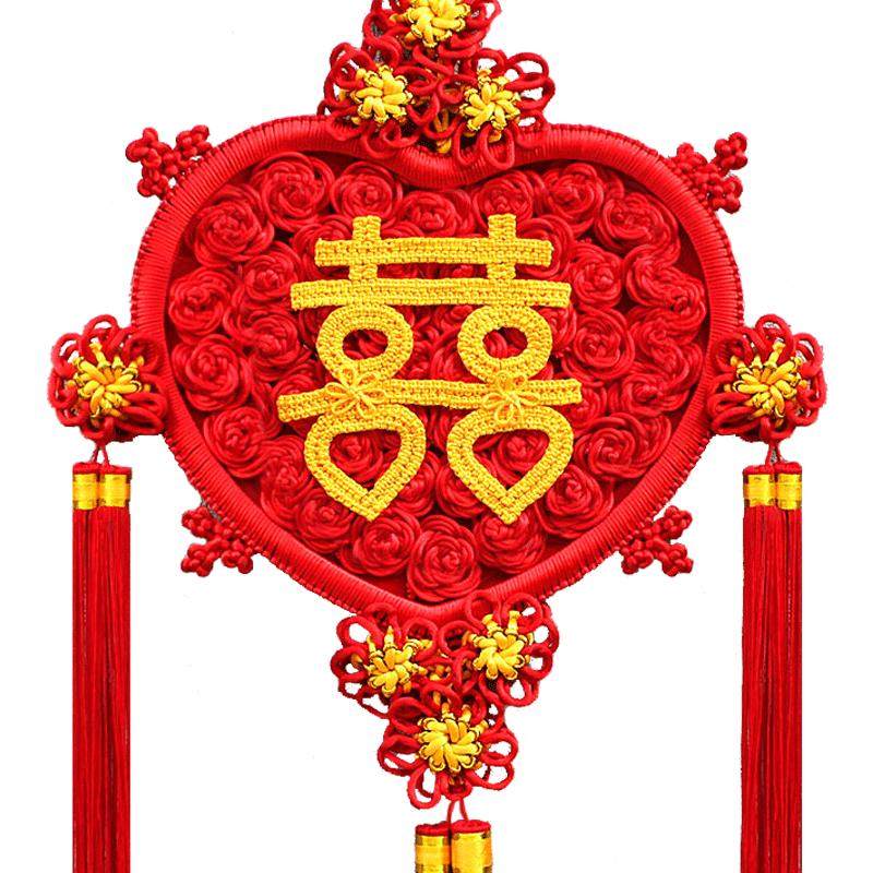 中缘结家居挂饰玄关背景墙中国结