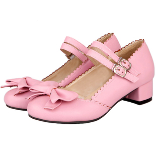 第五人格盲女COS甜心蛋糕COS鞋cosplay鞋34---50大码粉色cos鞋子