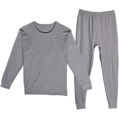 印花加肥加大码中老年人保暖内衣