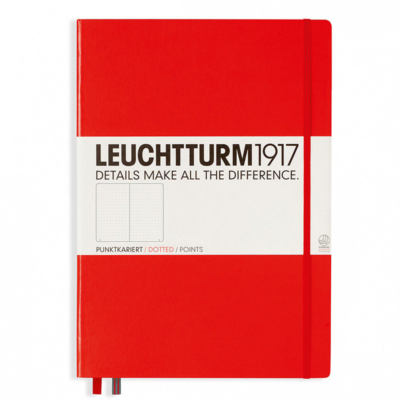灯塔笔记本A4德国Leuchtturm1917方格本16K大本子加厚大码空白本
