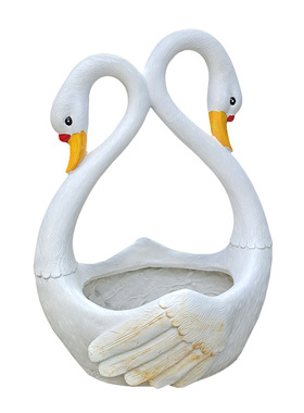 天鹅可种植多肉盆栽园艺布置户外