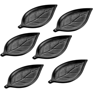 金团黑陶杯垫家用创意隔热垫防滑茶杯垫叶子杯托壶垫功夫茶道配件