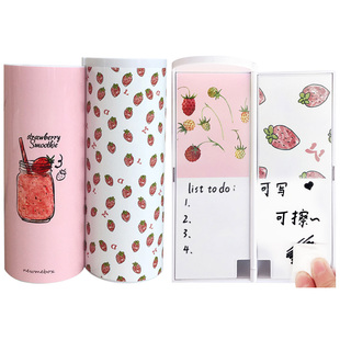 nbx抖音樱花流沙网红笔盒多功能指纹密码锁文具盒男女孩中小学生