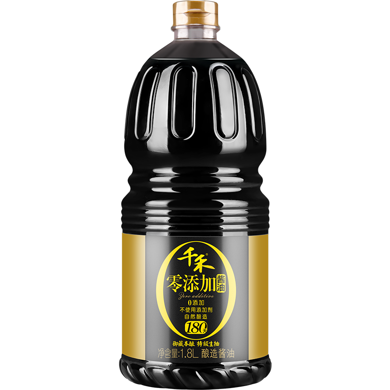 【千禾_酱油】厨房调味御藏本酿180天1.8L特级生抽自然鲜佐餐食用-实得惠省钱快报