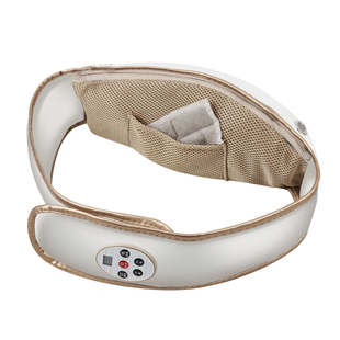 乐臣艾草热敷捶打腰带按摩器家用肩颈部腰部电动颈肩敲敲乐按摩仪