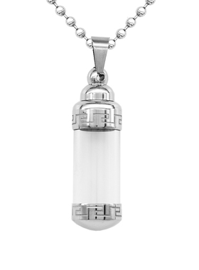 可打开香水瓶项链吊坠男女亚克力