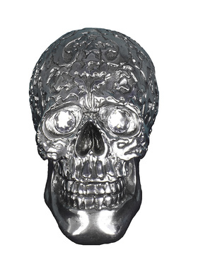 创意个性电镀骷髅头骨酒吧刺青