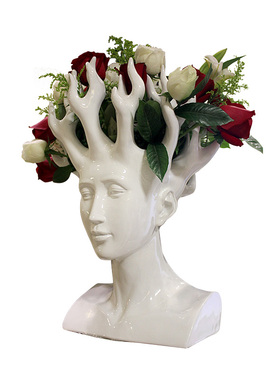 精灵公主样板间软装新房花瓶