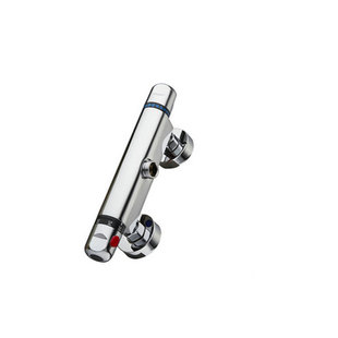 金牛品牌反方向暗装智能恒温浴缸龙头冷热水调温混水阀太阳能上水