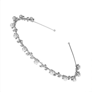 韩版发饰发箍珍珠水钻双层细头箍韩版简约甜美 清新雏菊发卡头饰