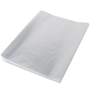 5712得力11孔A4打孔文件袋保护膜资料塑料透明插页袋活页两孔双孔2孔3孔夹档案夹快劳夹薄膜袋内页软5715加厚