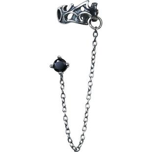 YUKI男925纯银耳夹INS流苏无耳洞耳骨夹个性女生小众设计感新款潮