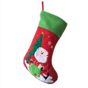 圣诞节装饰品圣诞大袜子老人礼品袜礼物袜儿童糖果袋子挂件挂饰