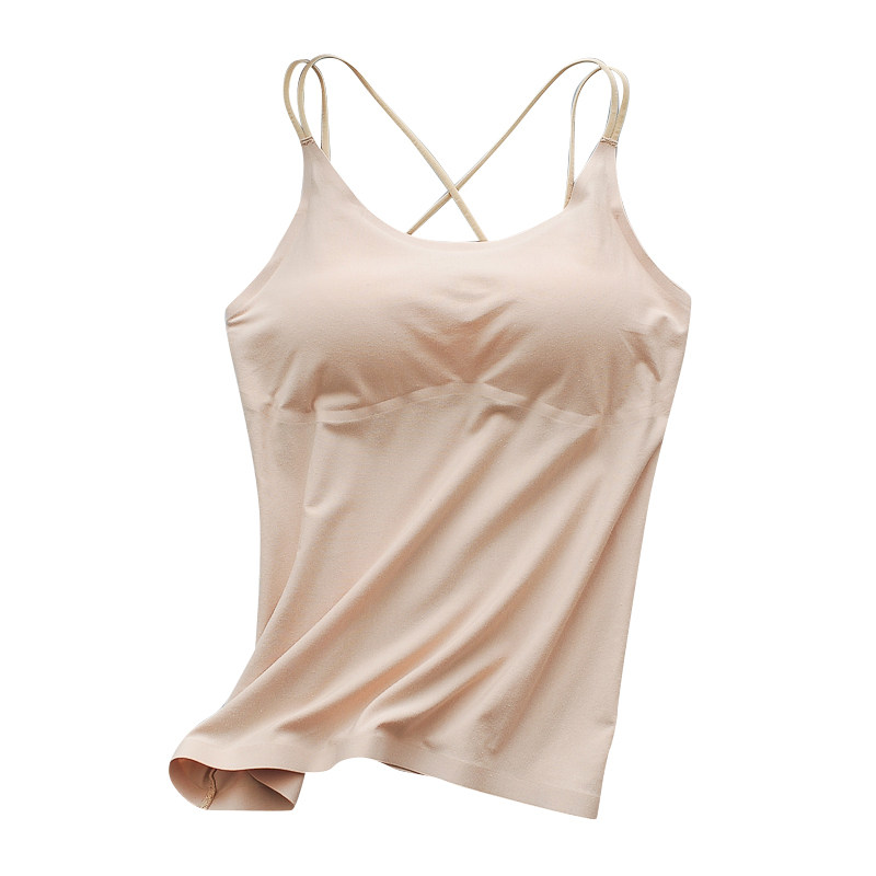 bra-top棉美背裹胸吊带背心
