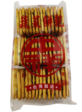 台湾饼干进口香葱原味中祥苏打