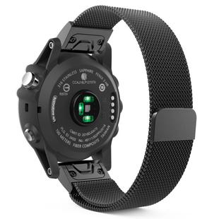 佳明Fenix7X米兰尼斯fenix6xPro飞耐时3磁吸不锈钢fenix5快拆表带