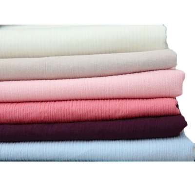 sewing supporter 进口布料复古时装布绉绉棉 7色入