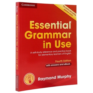 Cambridge English in Use 系列 Essential Grammar Book with answers 剑桥基本语法 英文原版书 含答案和互动电子书 自学和