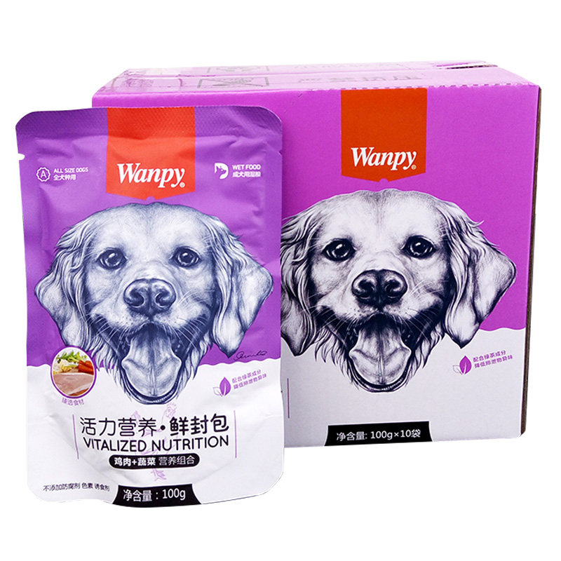 wanpy妙鲜狗狗罐头成犬金毛泰迪