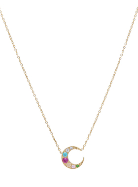 zoxi小众少女彩钻太钢仙气项链