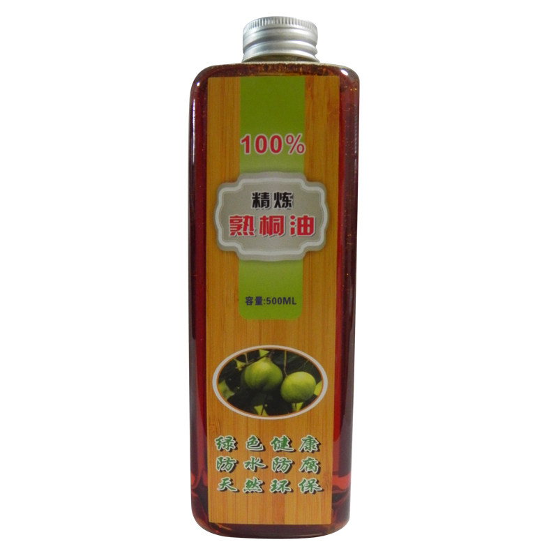 优质木制品500ml刷子包邮熟桐油