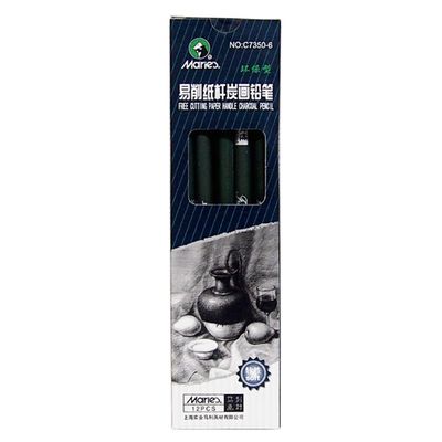 马利炭笔C7350易削纸杆软性中性