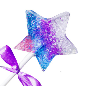 墨大叔的手工儿童礼物送女友棒棒糖烟花星空波板糖紫色星空五角星