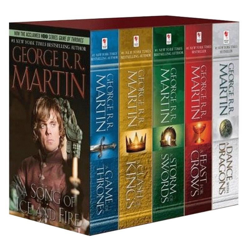 现货 英文原版 冰与火之歌1-5套装全集 A Song of Ice and Fire 权力的游戏 Game of Thrones