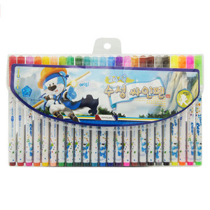 韩国进口 morning glory 24色学生水彩笔 画画笔 涂鸦绘画笔 单盒