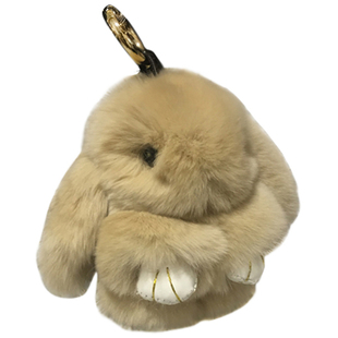 韩国网红兔毛小兔子毛绒玩具垂耳兔玩偶长耳兔书包挂件公仔小挂饰