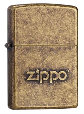 zippo煤油防风打火机原装正品仿古铜冲压商标28994凸刻标志礼物