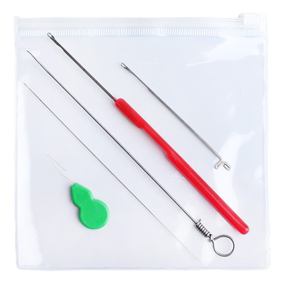 穿线钩针手串三通引线手工穿珠针